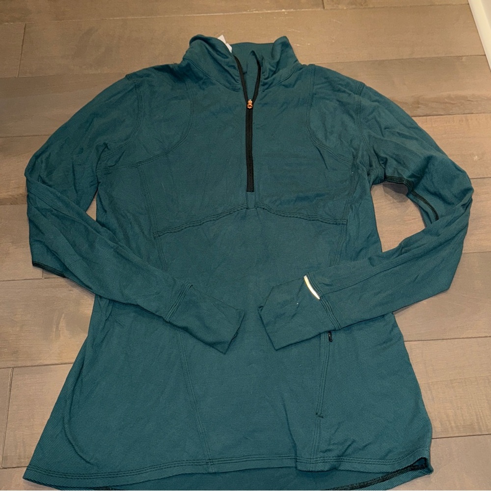 Lululemon Teal Long Sleeve Women's Top - Picture 3 of 5